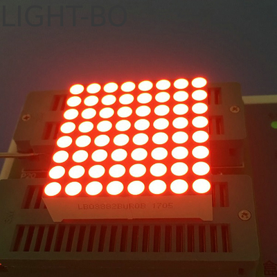 Harga yang bagus 3mm Red Dot Matrix LED Display 32x64dot AC100-240V Input 18PIN Kurang dari 600W/m2 Konsumsi Daya on line
