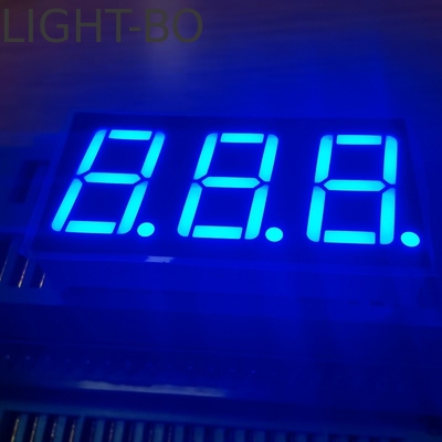 Harga yang bagus Triple Digit 0.56inch 7 Segmen LED Tampilan Biru Warna Umum Anode on line