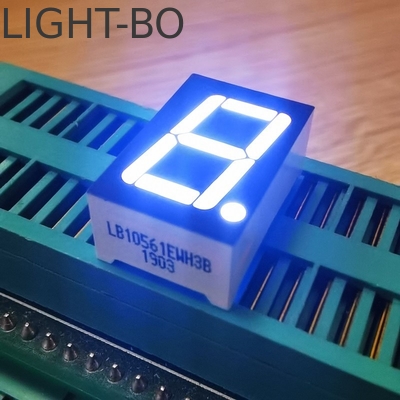 Single Digit 7 Segment LED Display White Common Anode untuk Indikator Digital
