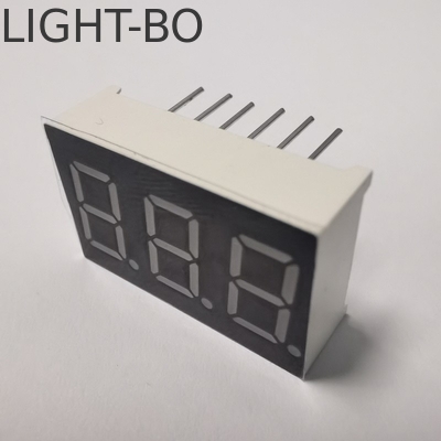 Harga yang bagus Anode Umum Super Bright Amber 7 Segmen 3 Digit 9,2mm LED Display untuk Panel Meter on line