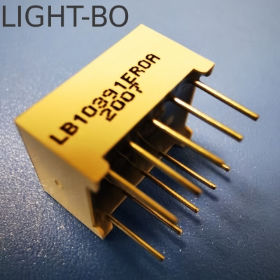 Super Cerah Merah LED Display Single Digit 0.39inch 7 Segmen Cathode Umum untuk Panel Instrumen