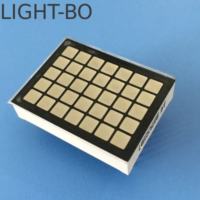 Square DOT Matrix LED Display Super Bright Red 5 * 7 untuk Listrik Lantai Nomor Indikator