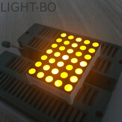 Super Cerah Kuning Dot Matrix LED Display 3mm untuk Pindah Tanda / Papan Pesan