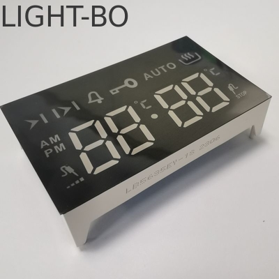 LED Display 7 Segmen Ultra Bright Amber 4 Digit Anode Umum untuk 4 Key Touch Dibangun di Oven