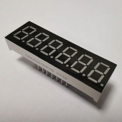 Harga yang bagus 6 digit 7 Segmen LED Display dengan Tinggi 9,2 mm dan Katode Umum untuk Digital Countdown Timer on line