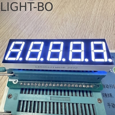 Tinggi terang Merah 0,56 inci 5-digit 7 Segmen LED Tampilan Anode Umum untuk Pengendalian Proses