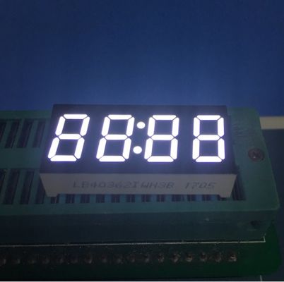 Harga yang bagus 0.36 inci Common Anode Ultra Bright White 4 Digit 7 Segmen LED Clock Display untuk Kontrol Digital Timer on line