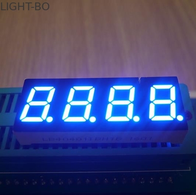 Panel Instrumen 0.4 Inch 4 Digit 7 Segmen Led Display Ultra Bright Blue Emitting Color