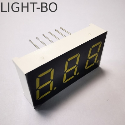 Harga yang bagus Orange Color 7 Segment LED Display Triple Digit Common Anode on line