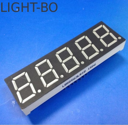 Anode Umum Super Cerah Merah 14.2mm 5 Digit 7 Segmen LED Display