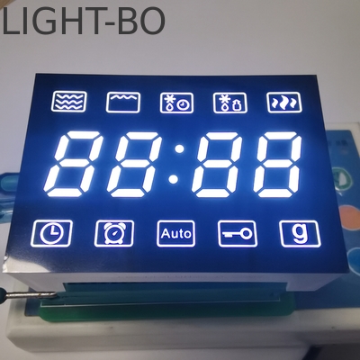 Anode Microwave Umum 7 Segmen LED Display 4 Digit Ultra Bright White