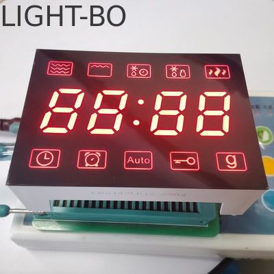 Ultra Red 7 Segmen LED Display 4 Digit Common Cathode Fo Microwave Control