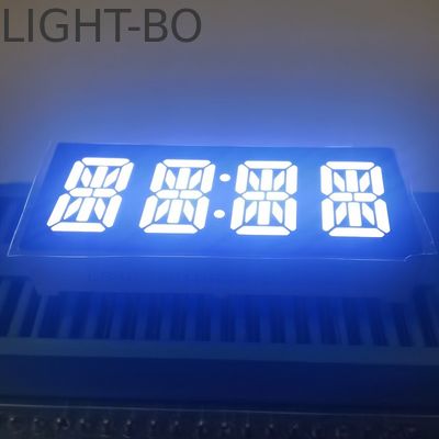 Ultra Bright White 4 digit 0,39 inci Umum Anode 14 Segmen LED Clock Display