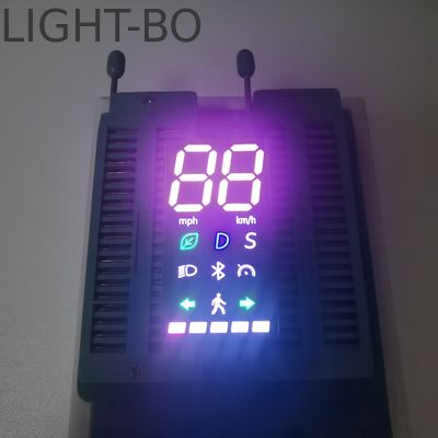 Ultra Bright White/Red Bi-Color Custom Led Display Seven Segment Led Display Untuk Skuter Listrik Xiaomi