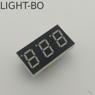 Kuning Hijau 0,4 inci 7 Segmen LED Tampilan Katode Umum