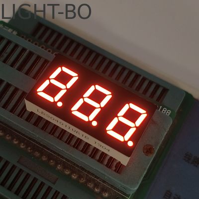 Display LED 7 Segmen Ultra Bright Red Customized Triple Digit Common Cathode