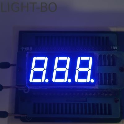 Ultra Bright Blue 7 Segmen LED display 3 Digit Common Cathode