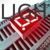 Common Cathode Single Digit 0.39inch 7 Segmen Ultra terang RedLED Tampilan untuk Panel Instrumen