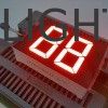 Ultra terang Merah Anode Umum 20mm Putih 2 Digit 7 Segmen LED Display