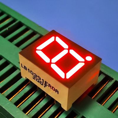 Tampilan LED Anode Umum Super Cerah Cerah Satu Angka 0,39 inci 7 Segmen untuk Panel Instrumen