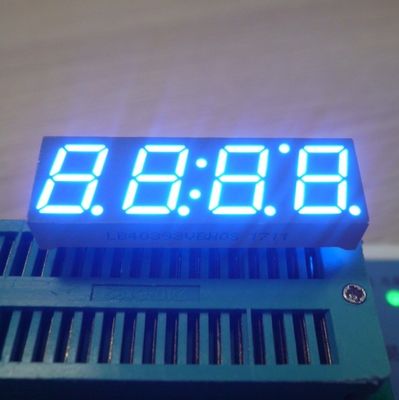 Harga yang bagus Tampilan LED 7 Segmen 4 Digit Anoda Umum Ultra Biru 0,39