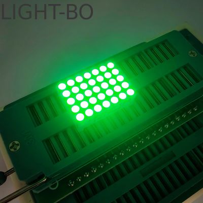 Harga yang bagus Tampilan LED Matriks DOT Katoda Umum 1.9mm Hijau Murni on line
