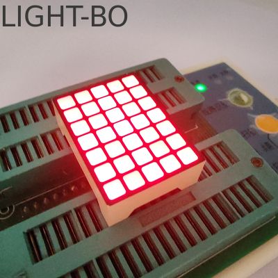 Tampilan LED Dot Matrix Persegi 5*7 Super Terang Merah untuk Indikator Lantai Lift