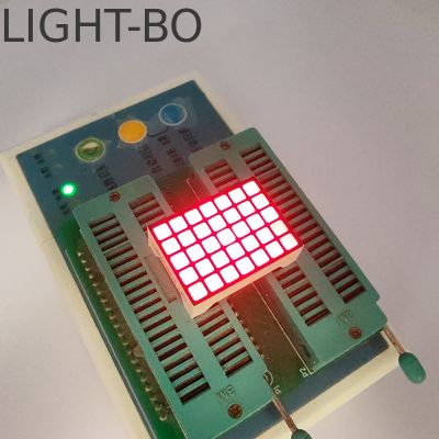 Super Bright Red 5*7 Square DOT Matrix LED Display untuk Indikator Lantai Lift