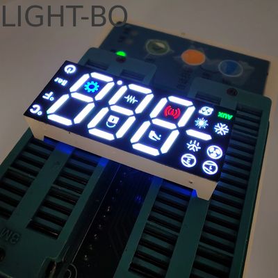 3 digit 17mm 7 Segmen LED Tampilan Katode Umum untuk pengontrol kulkas