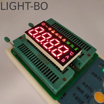 Tampilan LED 7 Segmen 4 Digit Hijau/Merah untuk Pengontrol AC