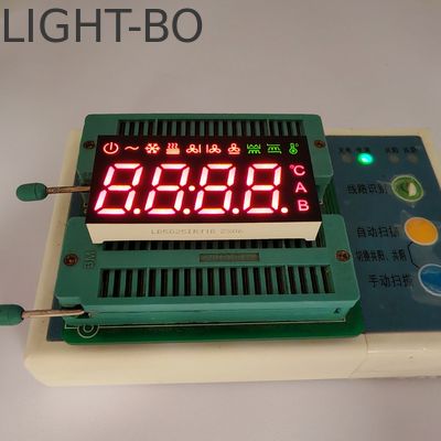 4 digit 7 Segmen Common Cathode LED Display untuk pengontrol AC
