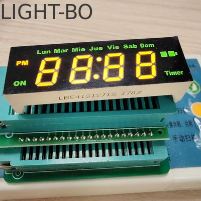Harga yang bagus Kuning/Hijau 4 Digit 7 Segmen LED Tampilan untuk kontrol timer on line