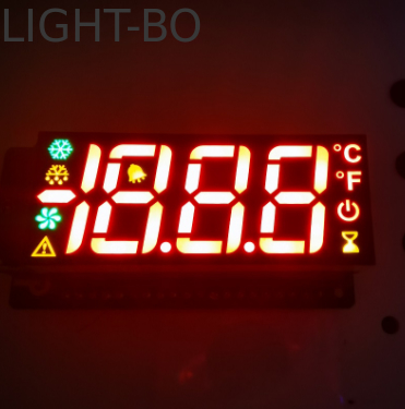 Harga yang bagus Tampilan LED 7 Segmen 3 Digit Merah/Kuning/Hijau Kecerahan Tinggi yang Disesuaikan untuk kontrol lemari es on line