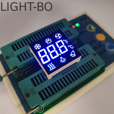 Pengontrol kulkas 7-segmen 3-digit biru yang dikustomisasi