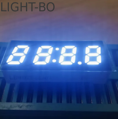 Tampilan Jam LED 7 segmen 0,8 inci Anoda umum 4 digit untuk oven gas