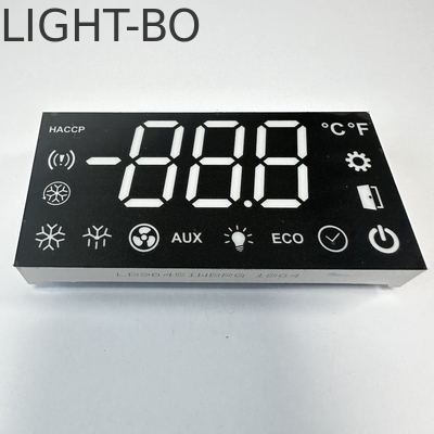 Harga yang bagus Tampilan LED 7 Segmen Ukuran Besar 3 Digit Multicolour Common Anode untuk Pengontrol Ruang Dingin on line