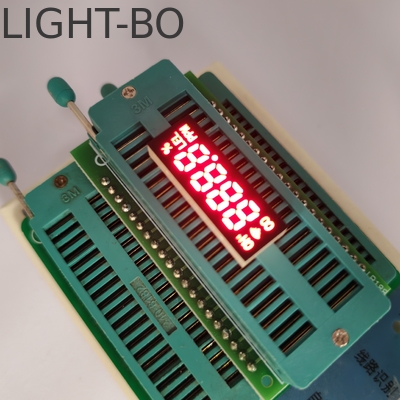 Harga yang bagus Merah 4 Digit 7 Segmen LED Jam Tampilan untuk peralatan rumah tangga on line