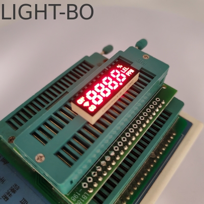 Harga yang bagus Bright Red 4-Digit LED Clock Display for Easy-Read Time on Home Appliances on line