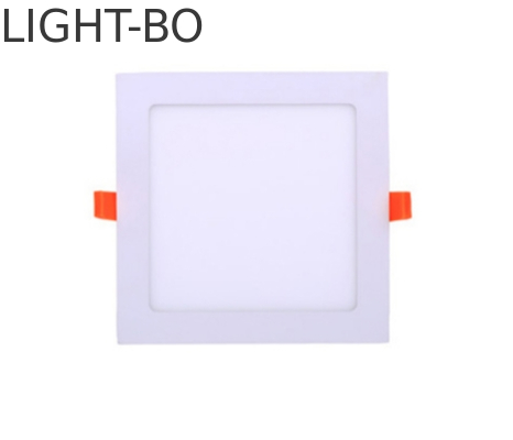 15W efisiensi tinggi 195x195mm sudut sinar 120 derajat dultra tipis lampu LED untuk bangunan