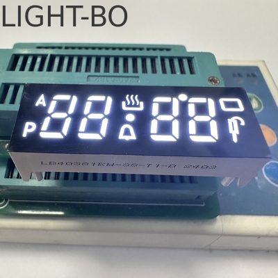 Harga yang bagus Tampilan LED 7 Segmen Katoda Umum Putih Ultra 4 Digit untuk Pengontrol Oven on line