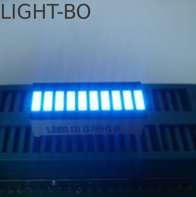 Harga yang bagus Modul layar LED 10 segmen besar kuning/merah/biru, digunakan untuk panel instrumen on line