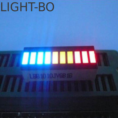 Harga yang bagus Modul Tampilan LED 10-segmen Multi-warna 25.4x10.1mm Lightbar on line