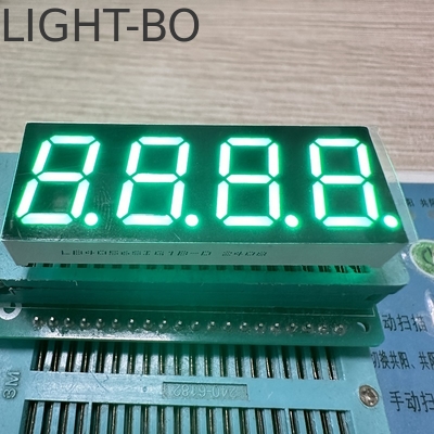 Harga yang bagus Tampilan LED 7-Segmen 4-Digit 0,56-Inci (14,2mm) – Hijau Murni, Anoda Umum untuk Panel Instrumen & Peralatan Rumah Tangga on line