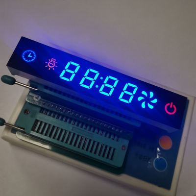 Harga yang bagus Customized Blue/ Red/Yellow 7 Segment LED Display Module for Kitchen Hood Control on line