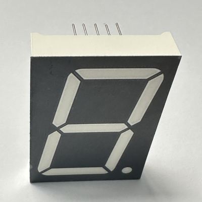 Harga yang bagus Ultra White Single Digit 38mm 7 Segment LED Display Common Anode for Digital Clock Indicator on line