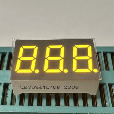 Harga yang bagus 3 digit Common Cathode 7-Segment LED Display untuk aplikasi rumah on line