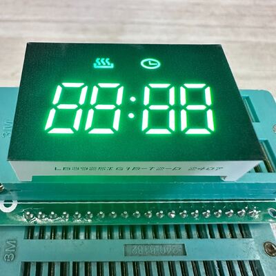 Tampilan LED 7 Segmen Anoda Bersama 4 Digit 0,38 inci Warna Hijau Murni untuk Timer Oven Dapur