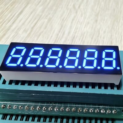 Blue 6-digit 0,36-inci 7 Segmen LED Display, Banyak Digunakan untuk Panel Instrumen