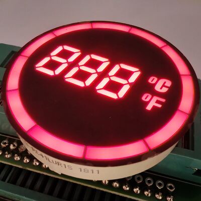 Harga yang bagus Kontroler tampilan suhu LED 7 segmen katode umum bulat on line