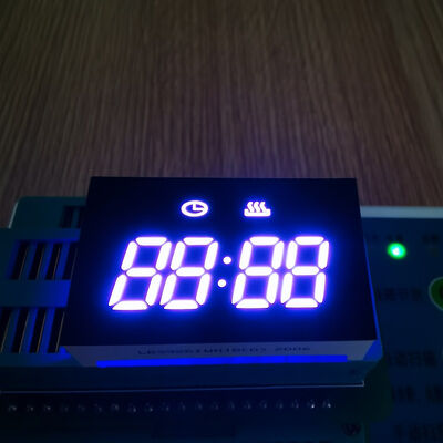 Ultra Cerah Putih 0,38 inci 4 Digit 7 Segmen LED Tampilan Anode Umum untuk Timer Oven